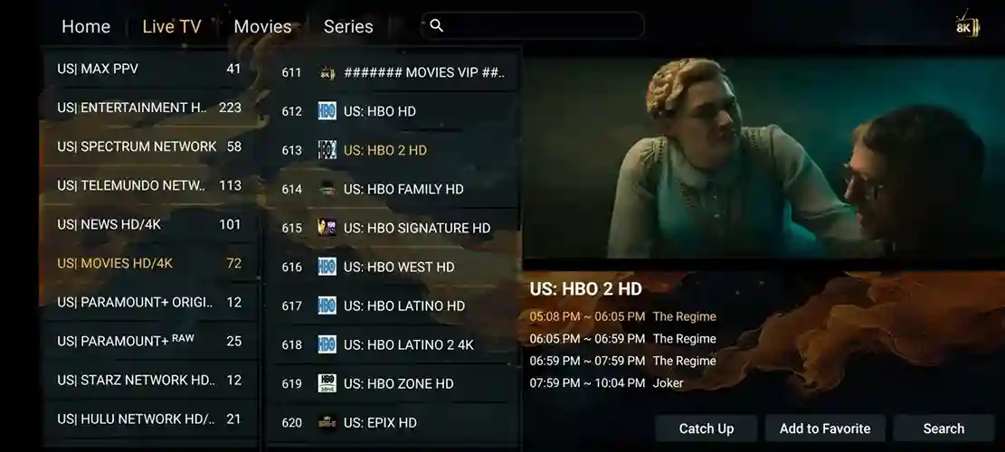 Preview 1 - 4K OTT Premium IPTV Subscription