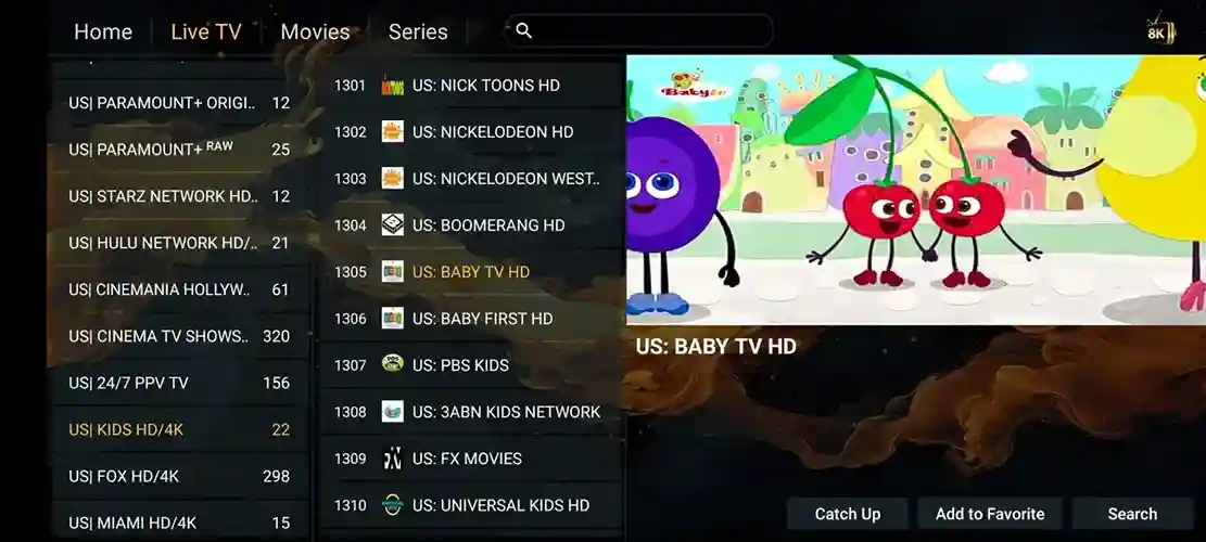 Preview 3 - 4K OTT Premium IPTV Subscription